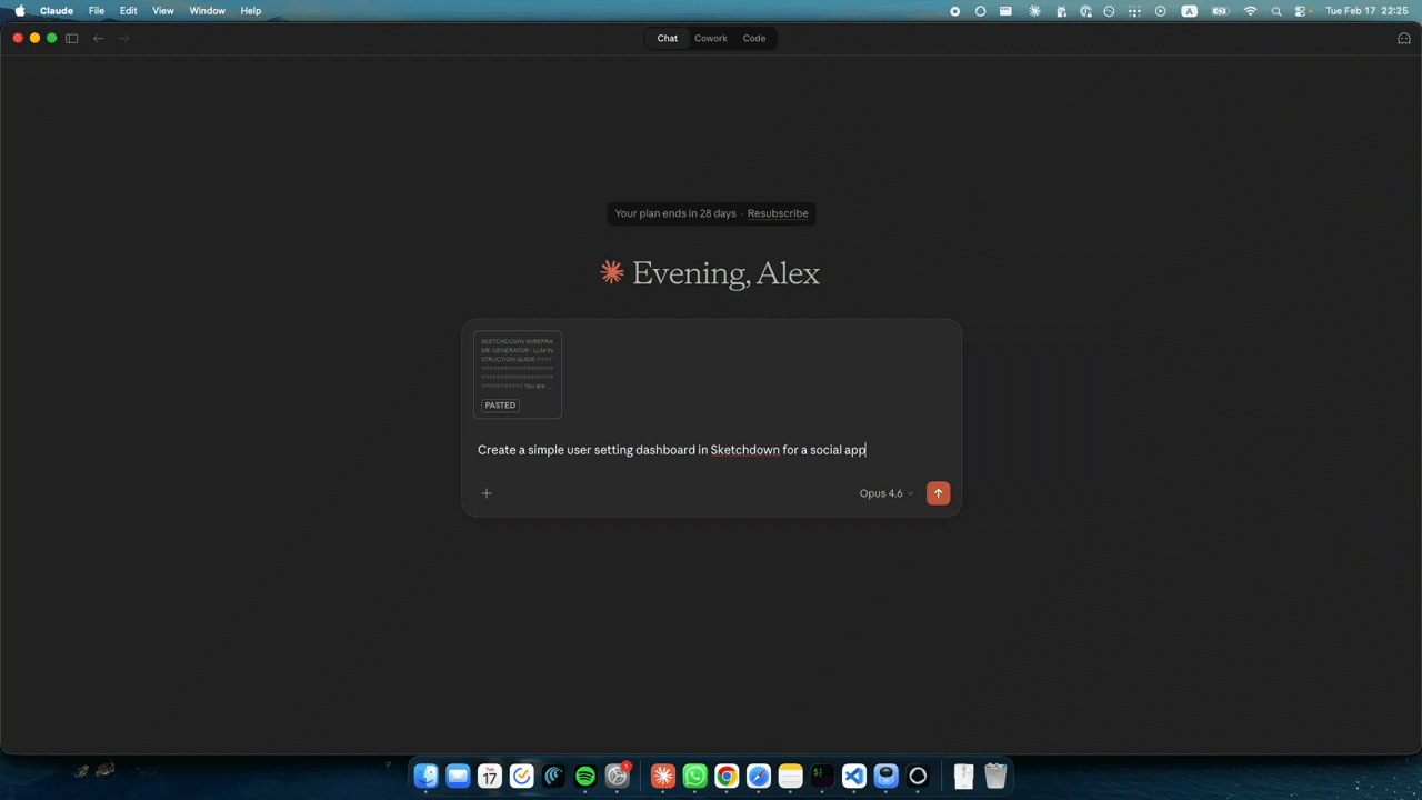 Sketchdown walkthrough